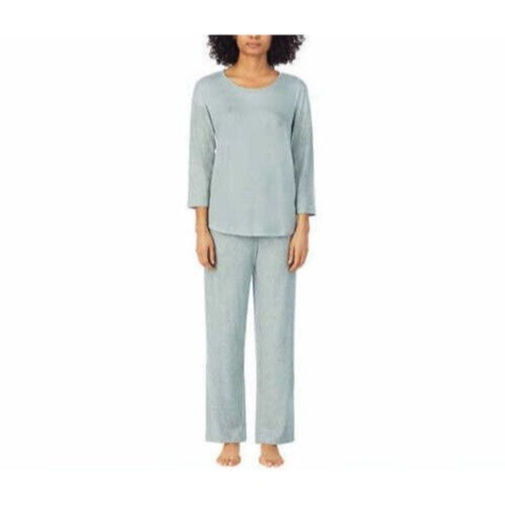 Midnight Carole Hochman  Ribbed 2-piece Lounge Set Green Size M